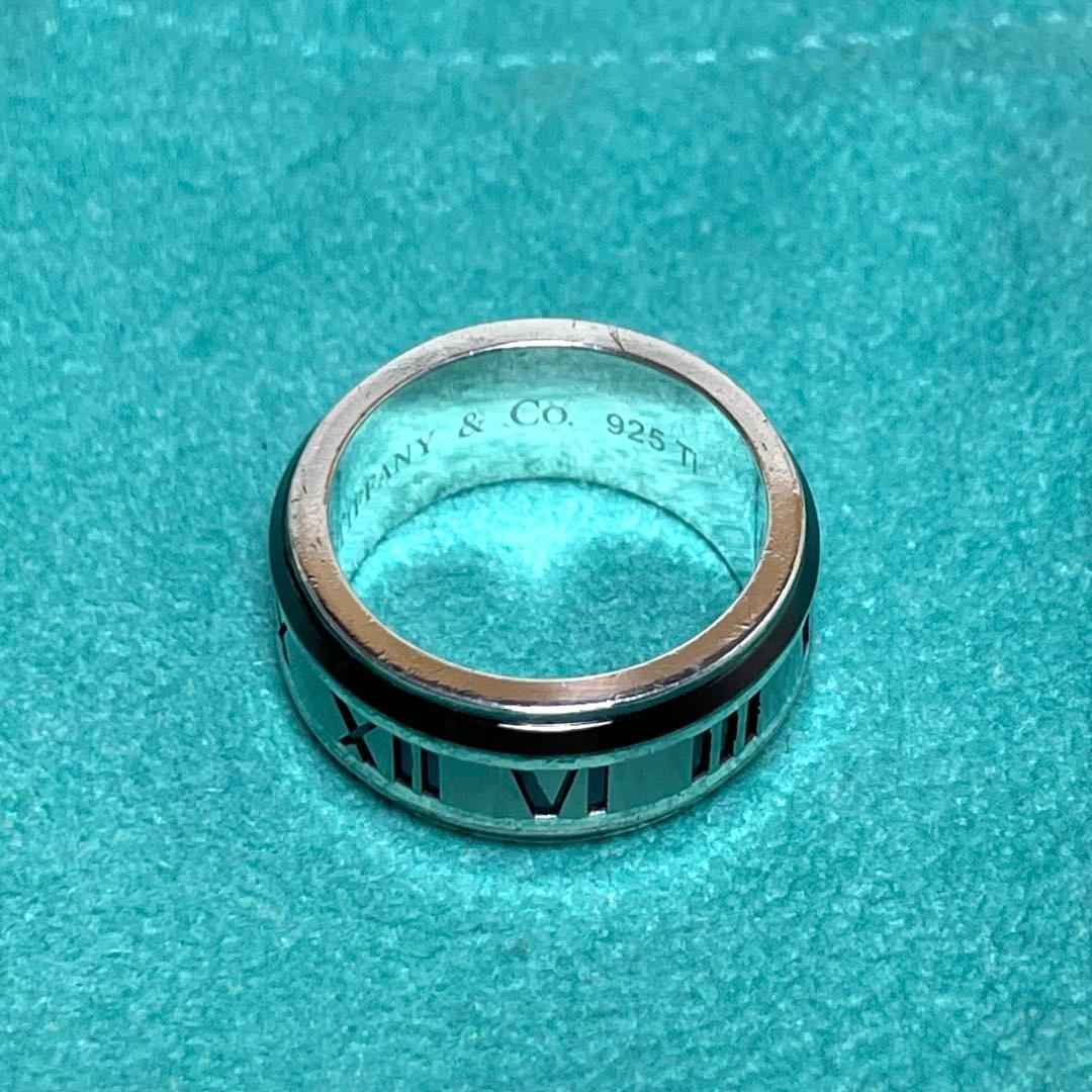 TIFFANY&Co.ティファニー　アトラス　チタニウムリング　12号
