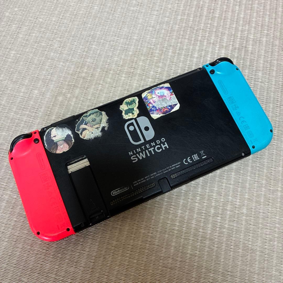 Nintendo Switch 本体一式　ケース付　ネオンブルー/ネオンレッド