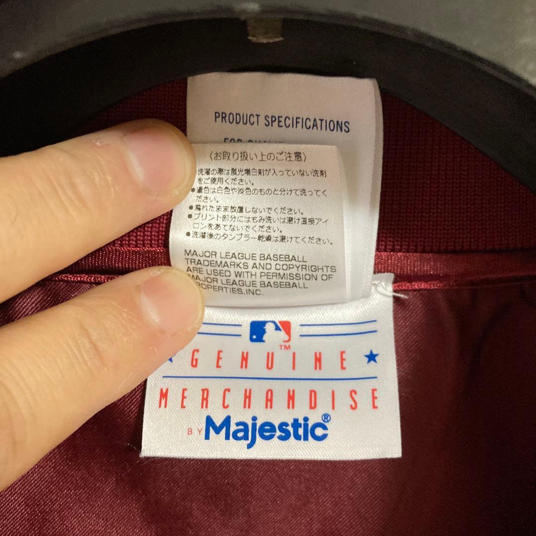 美品　正規品　大谷翔平 Majestic エンジェルス スタジャン 17番 L