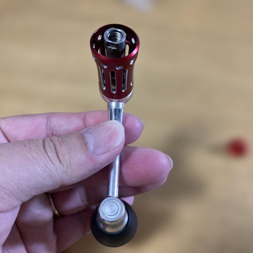 美品レア　SOM ダイワ用　シングルハンドル　I.works リールキャップ