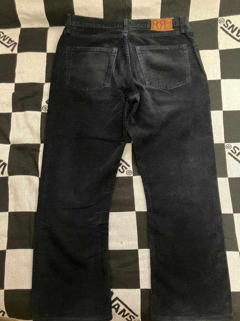 【訳アリ】RRL ブラックコーデュロイパンツ