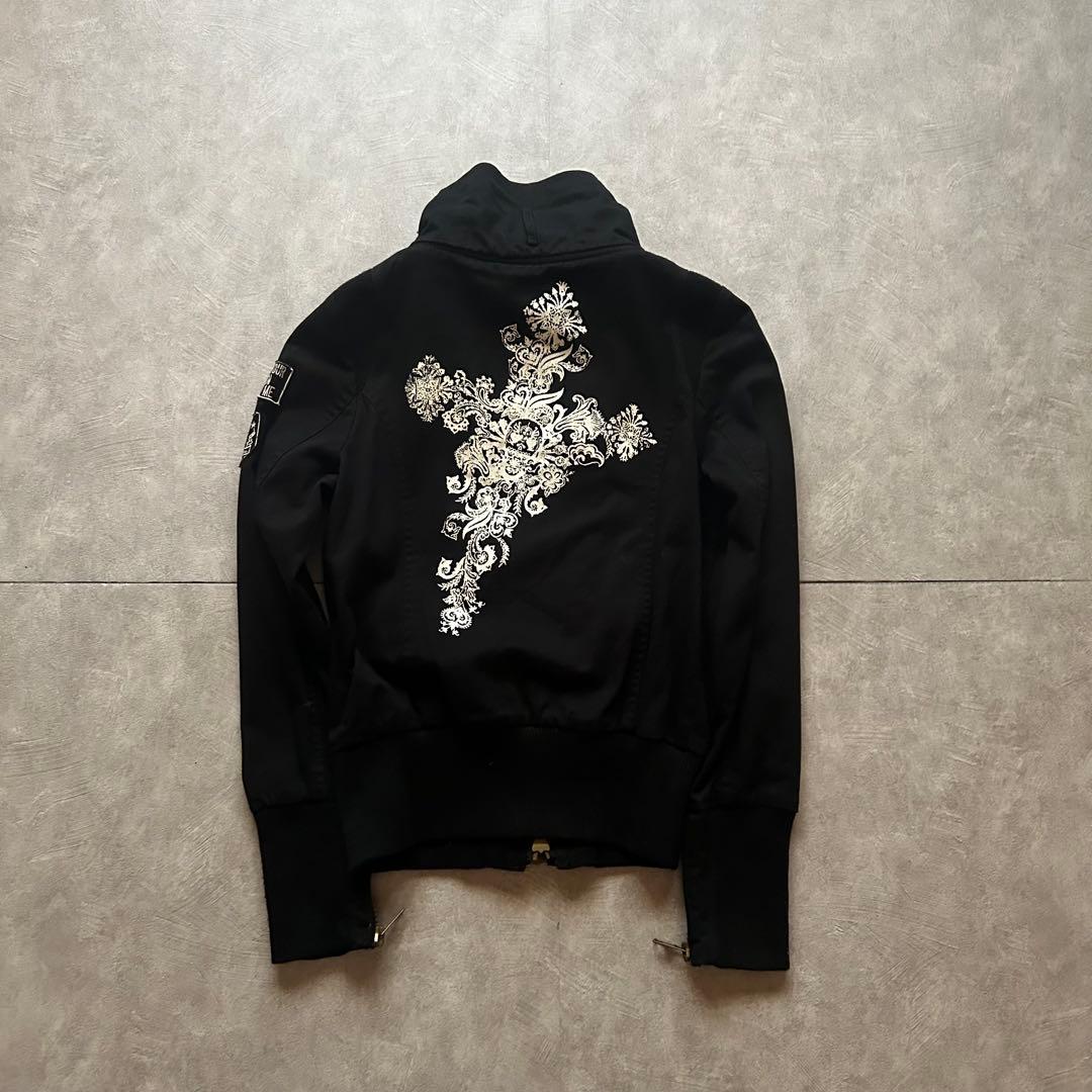 ジャケット・アウター grunge bomber military jacket y2k black