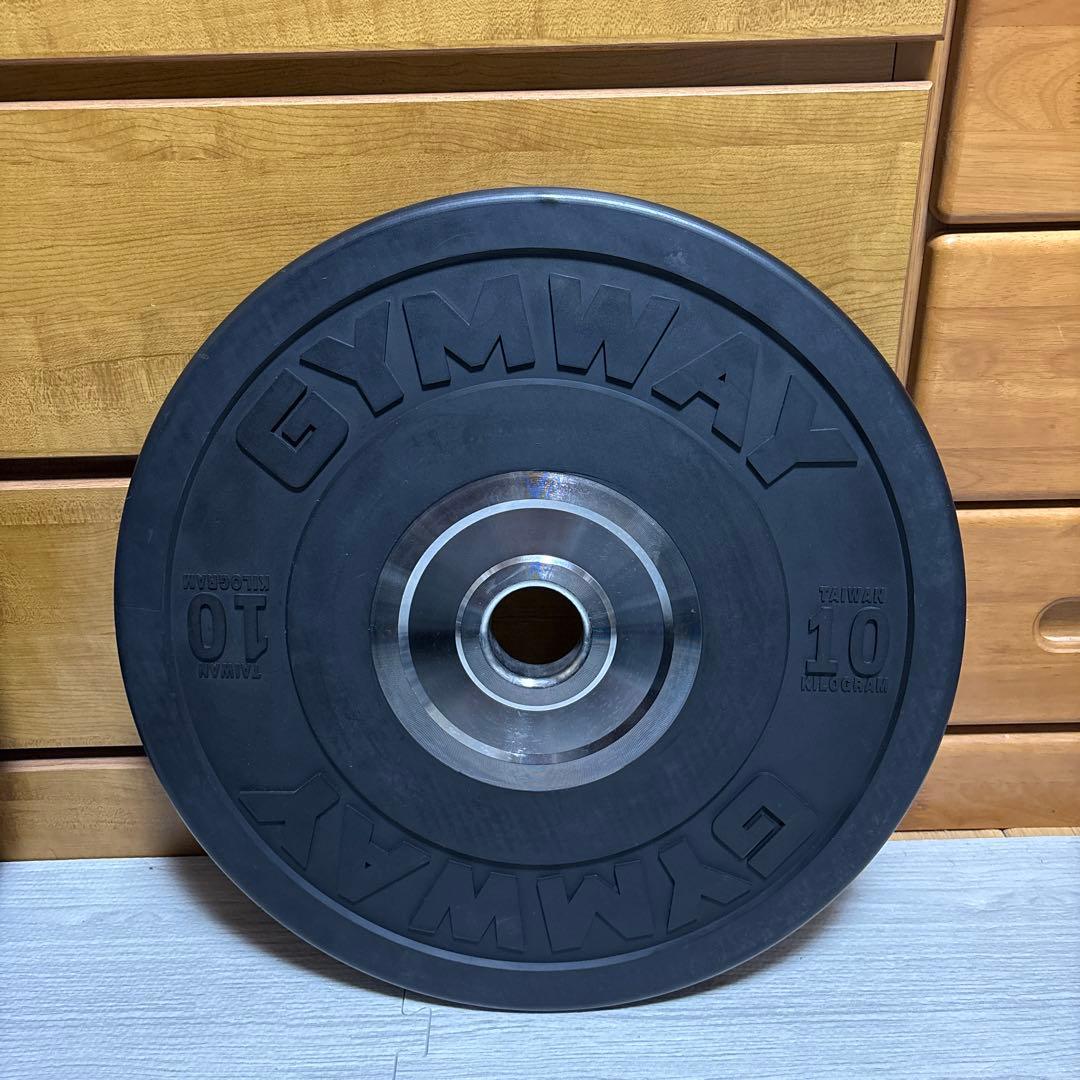 GYMWAY 10kg ダンベルプレート 1枚①