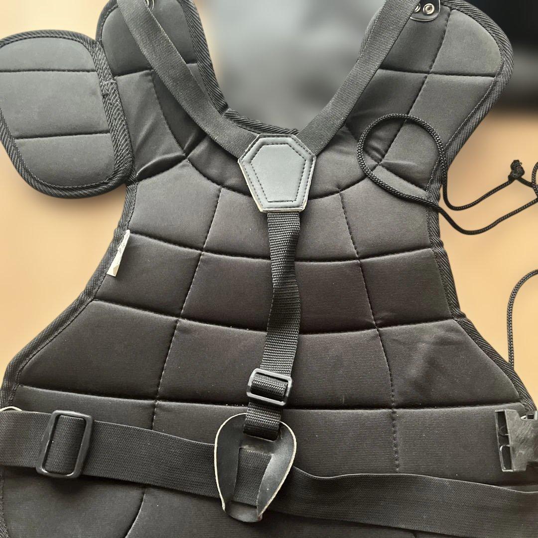 zett キャッチャー用防具一式＋ボールセット 一般軟式野球 ブラック