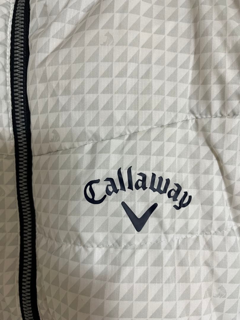【美品】Callaway 2way ホワイト ダウンジャケット