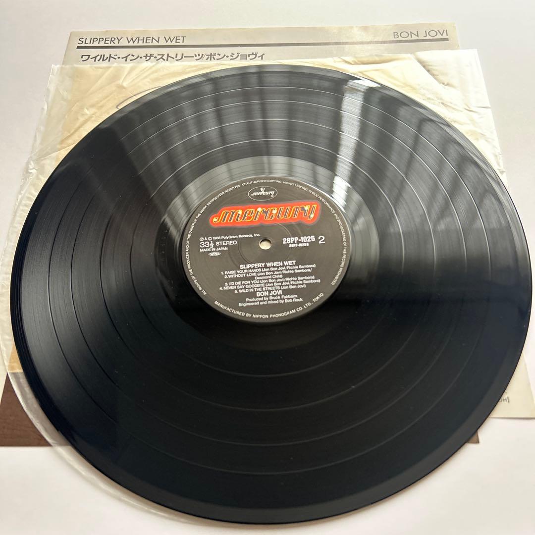 BON JOVI 『Slippery When Wet 』美盤‼️LPレコード