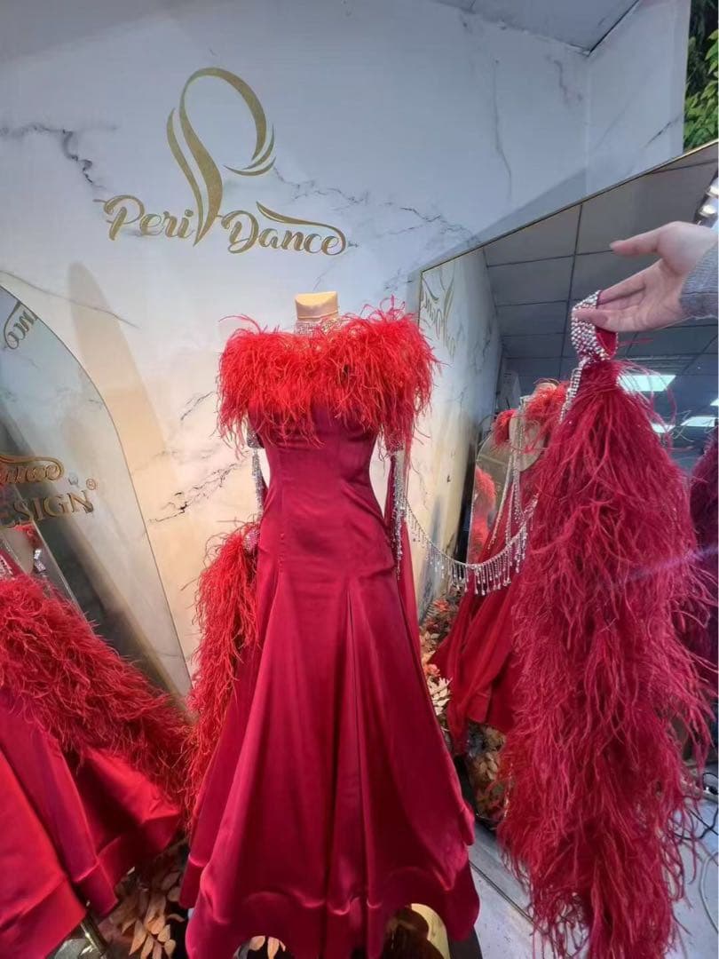 社交ダンス用ドレス 社交ダンスドレス競技ダンス　スタンダードドレス試合