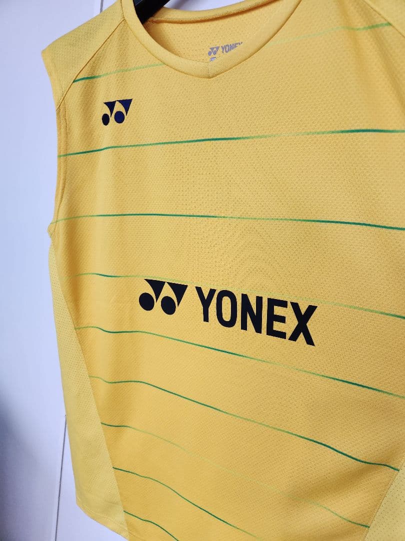YONEXヨネックス 日本代表モデル 選手支給品 実業団 桃田賢斗 ゲームシャツ