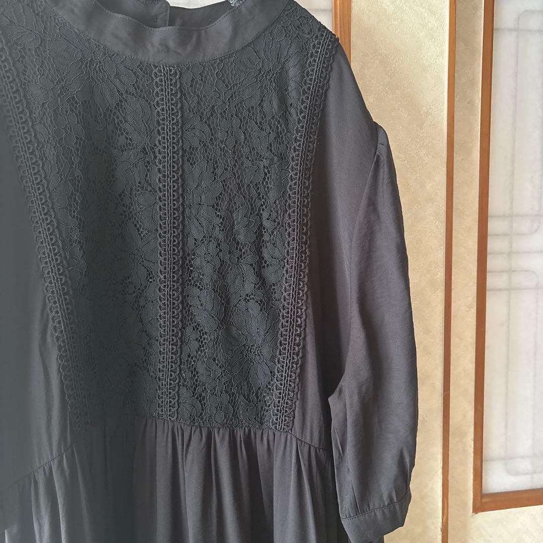 POPO✰美品モリノガッコウ 【大きいサイズ】レースが可愛半袖フォーマル