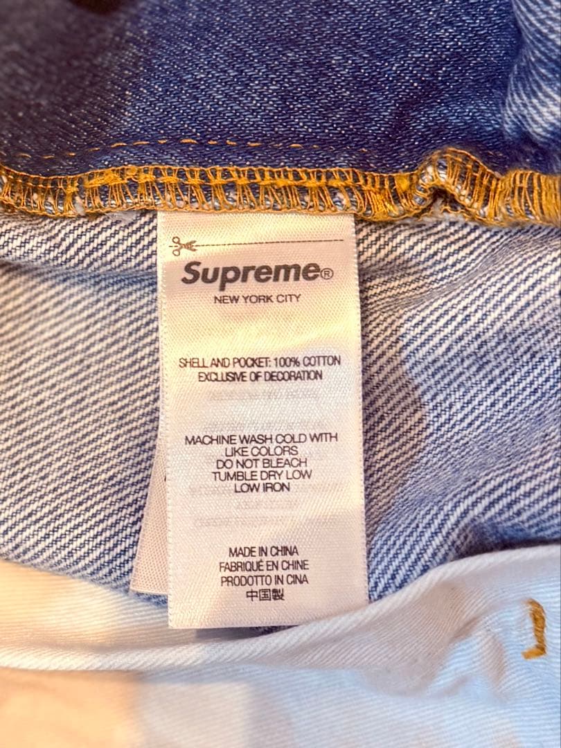 パンツ Supreme 25SS Baggy Jean Washed Indigo