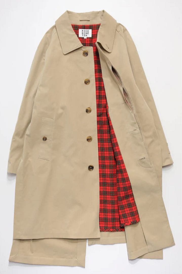 ジャケット・アウター RICE NINE TEN / APART LENGTH SLIT COAT