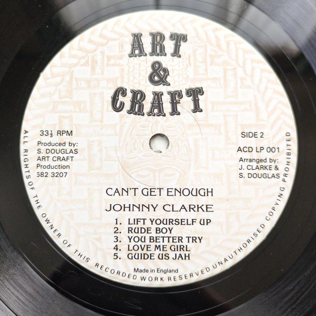 Johnny Clarke Can't Get Enough UK オリジナル
