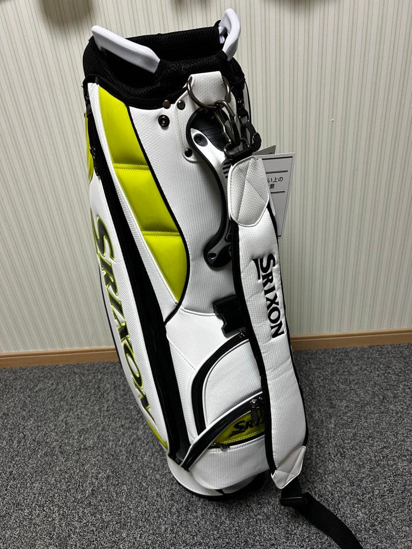 Srixon キャディバッグ ホワイト/イエロー