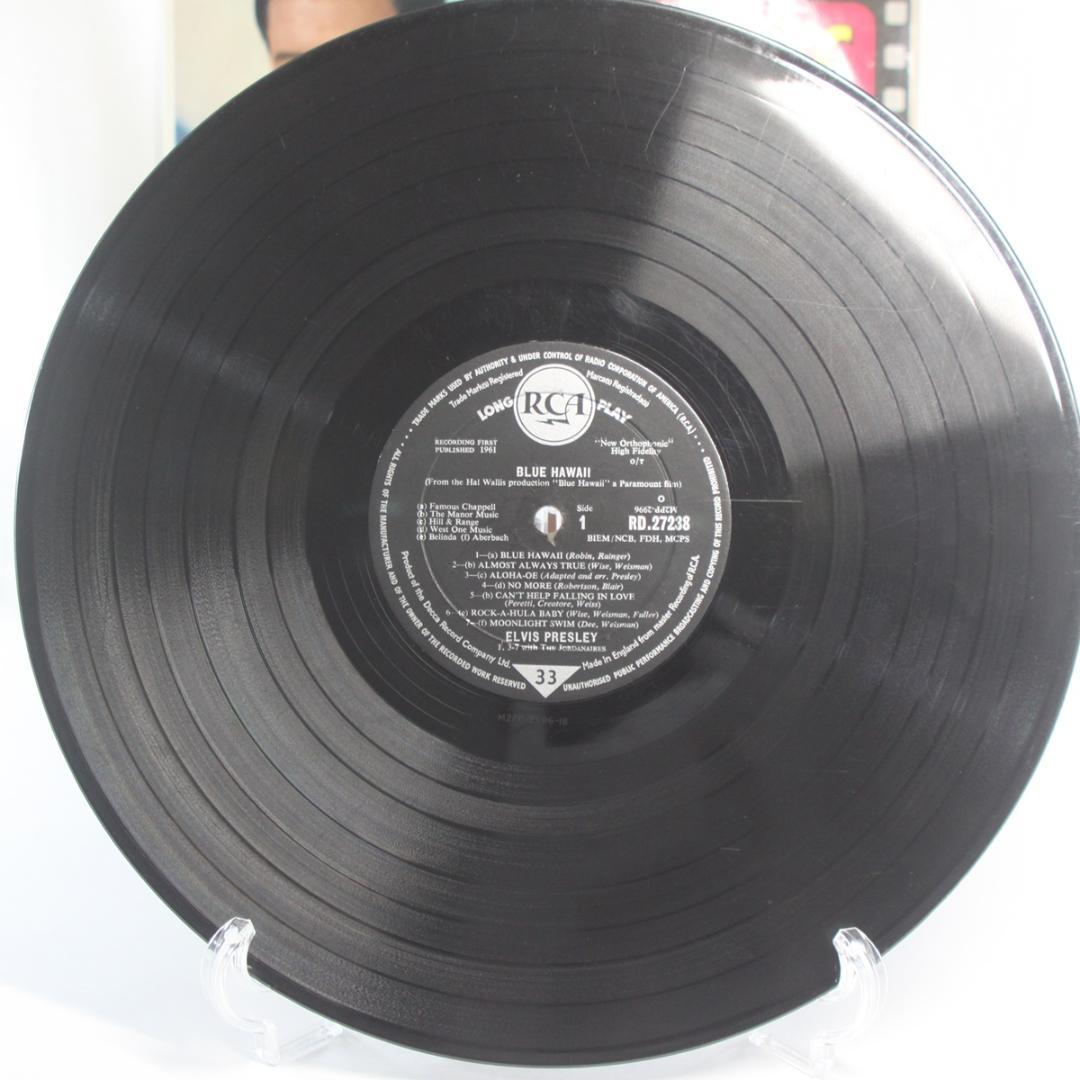 英LP Elvis Presley Blue Hawaii UK盤 Mono