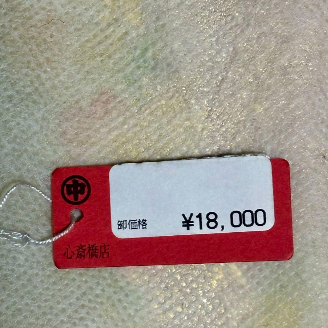 ゴールド花柄和装用バッグと草履セット
