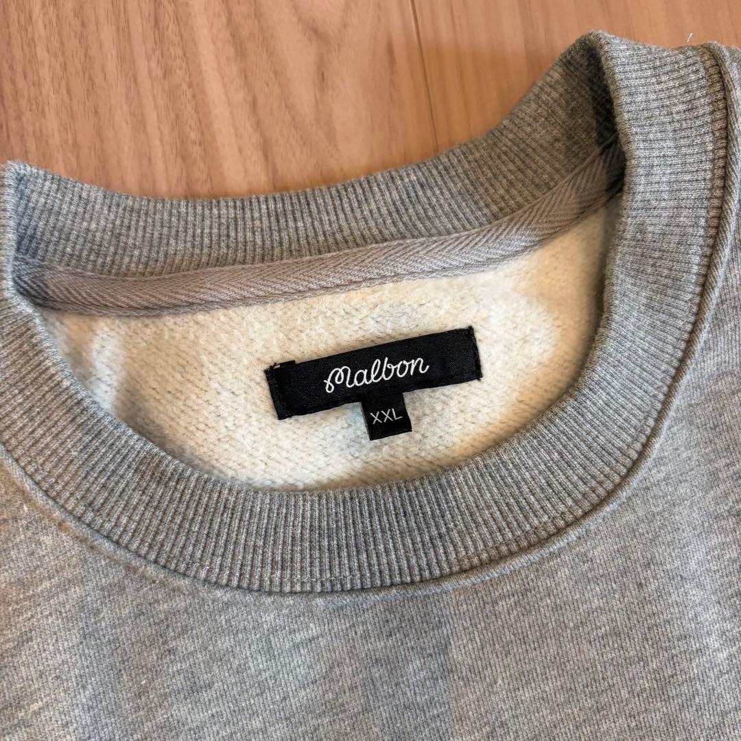 MALBON GOLF スエットグレー XXL
