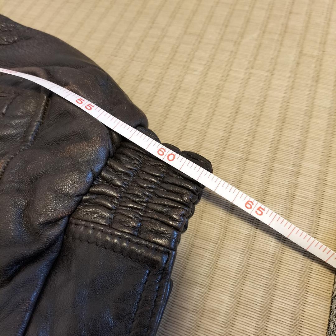 leather jacket 90s vintage ボア付き
