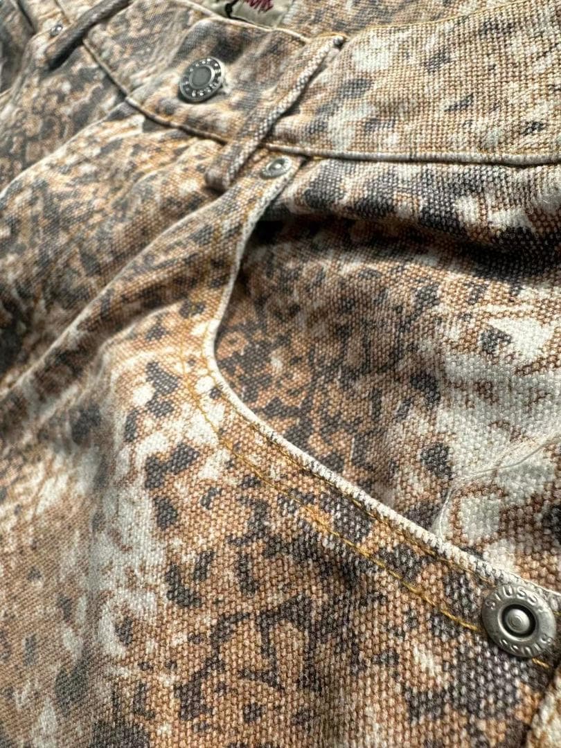 Stussy ステューシーFW24パイソン柄 デニムパンツM