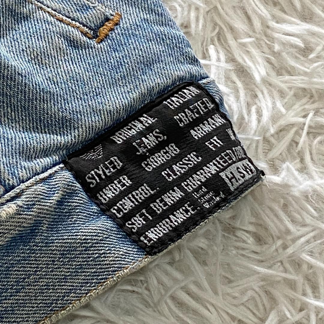 ARMANI JEANS【XL】デニムジャケット/Gジャン イタリア製