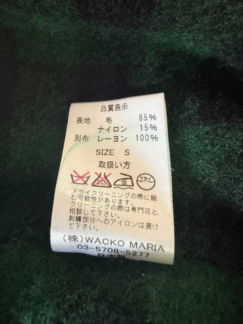 ワコマリア　チェックシャツ