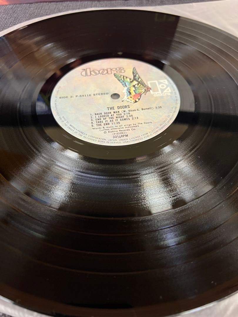 The Doors ドアーズ LP 洋楽レコード　帯付き 美盤 P-6411E