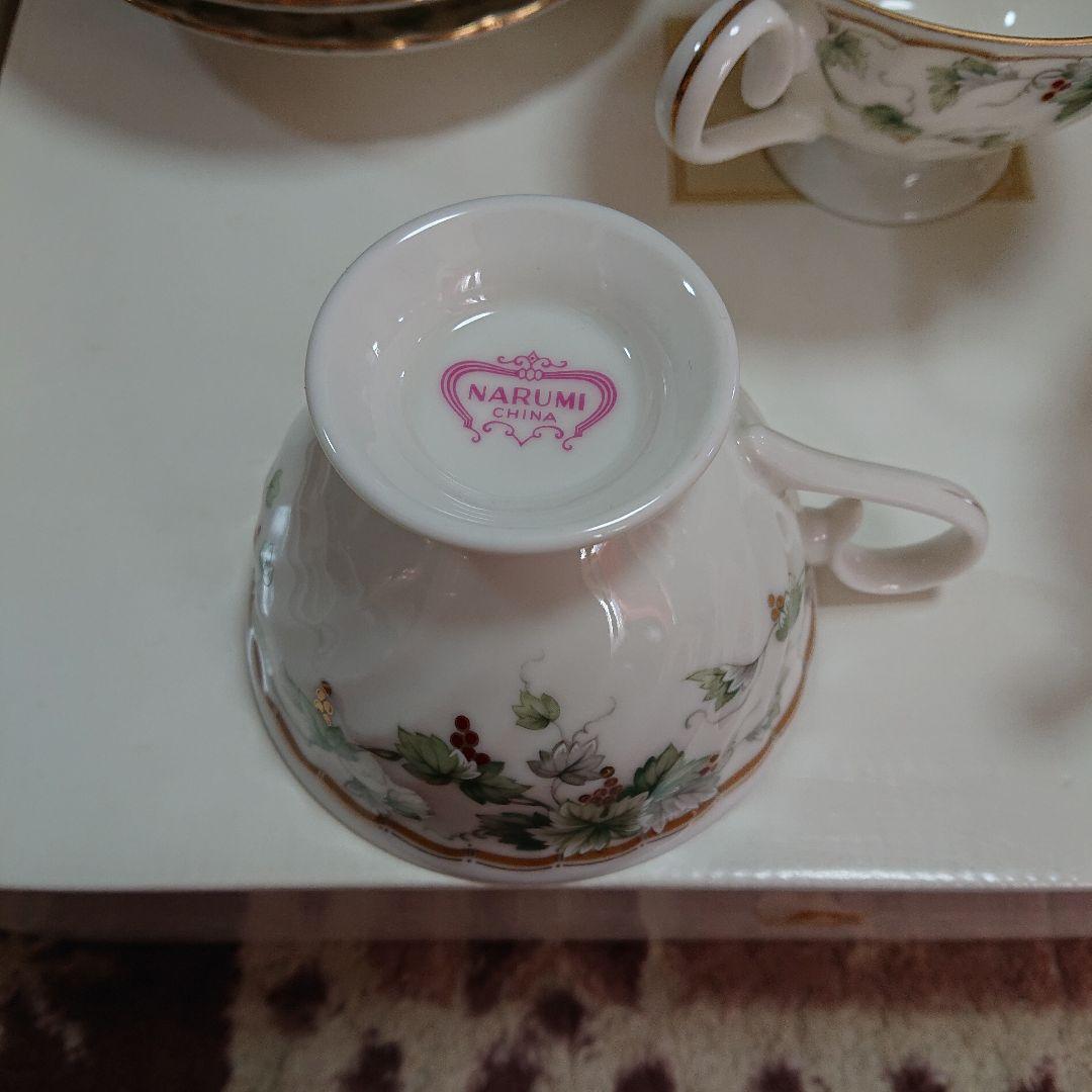✴️未使用 NARUMI CHINA 5客ティー碗皿カップ&ソーサー5客セット