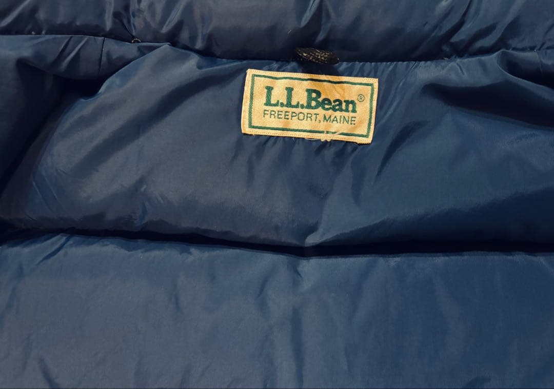 激レア 80s 縦型ポケット USA製 L.L.Bean ダウンベスト