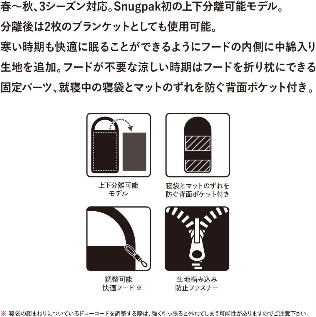 Snugpak ベースキャンプ アダプタブルシステム 寝袋