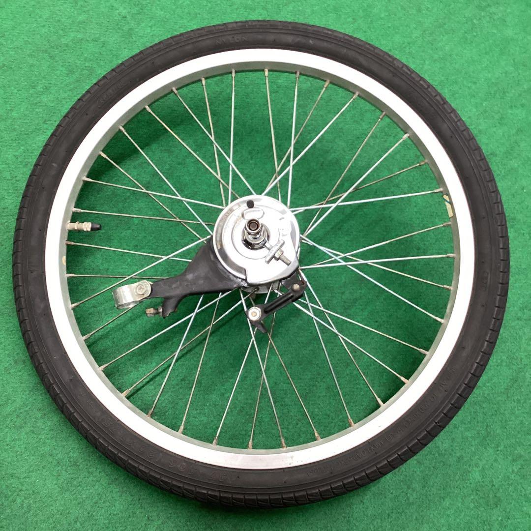 アルミホイール　20x1.75 後輪　タイヤ付　内装3段　14t リア