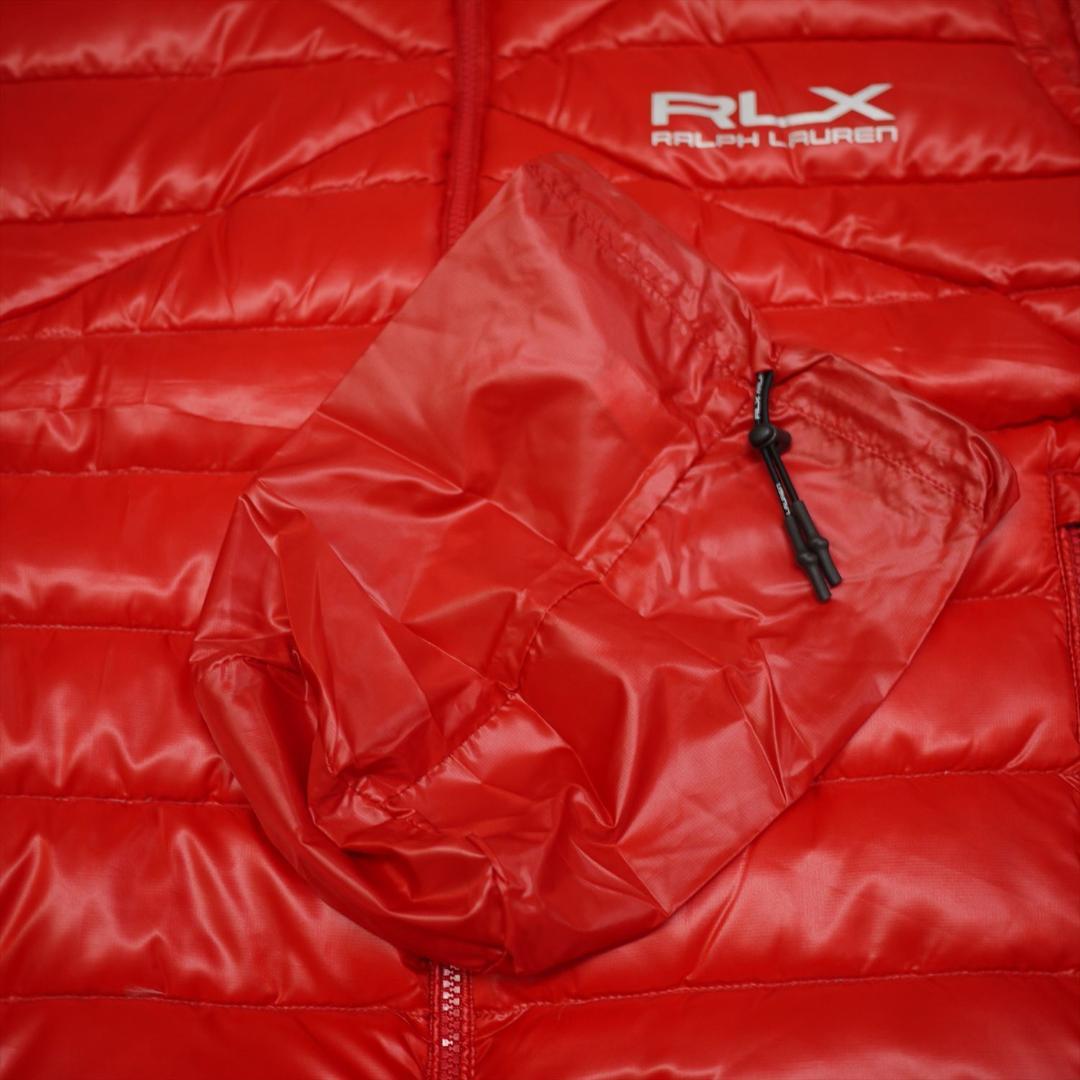 新品 RLX ラルフローレン XL ダウンベスト PERTEX 撥水 レッド
