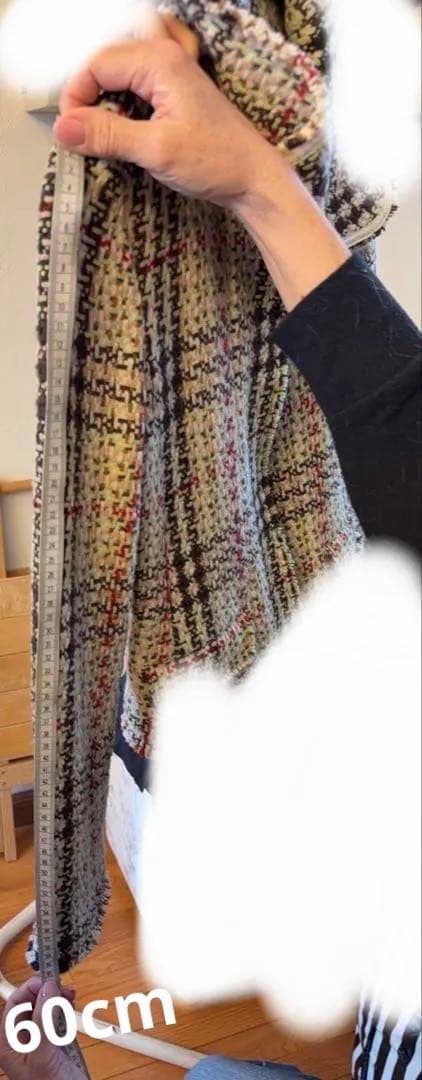 Burberry ツイードジャケット チェック ベージュタグ バーバリー S