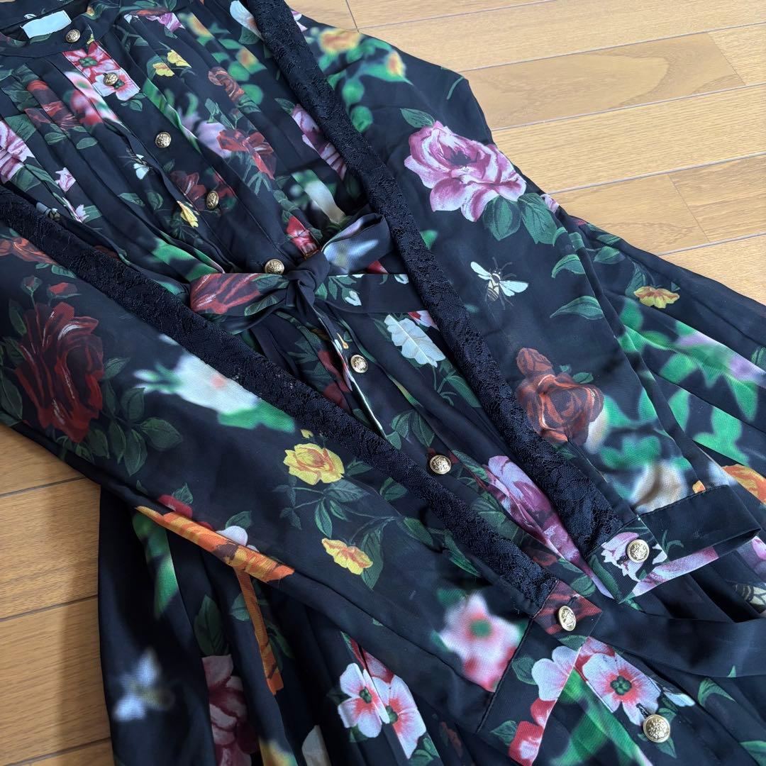 Ameri VINTAGE COCO FLOWER DRESS 花柄 サイズF
