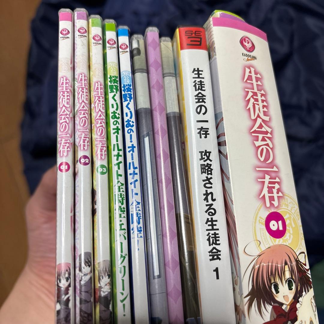 生徒会の一存 DVD 1〜3巻 ＋ 非売品特典グッズまとめセット
