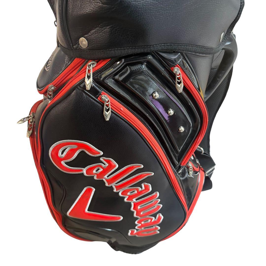 Callaway キャディバッグ ブラック/レッド 送料無料