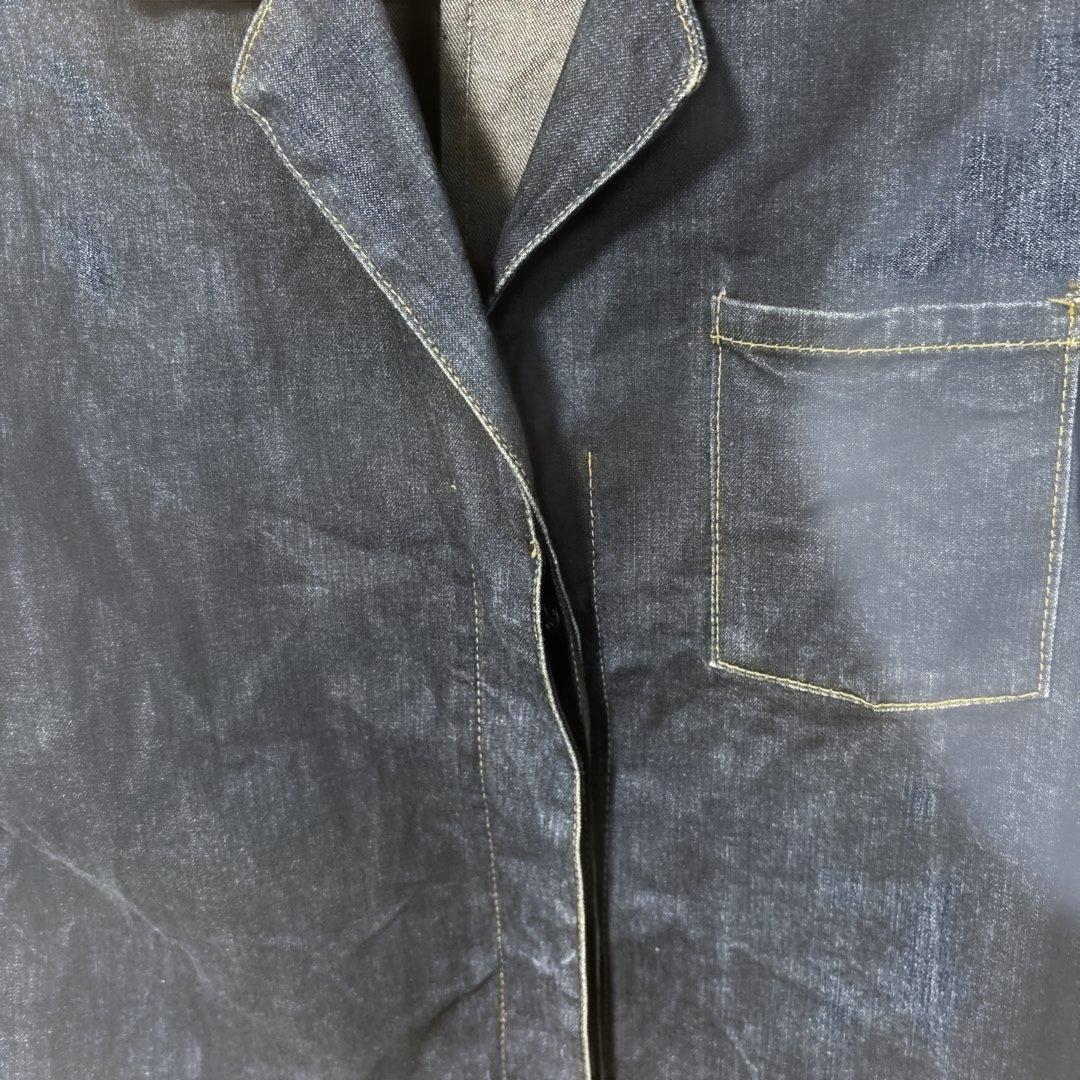 HELMUT LANG 本人期　1997ダークブルー Gジャン M 比翼
