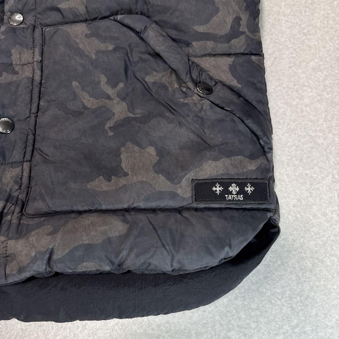 美品⭐️TATRAS OSERO ダウンベスト リバーシブル カモ柄 迷彩 2