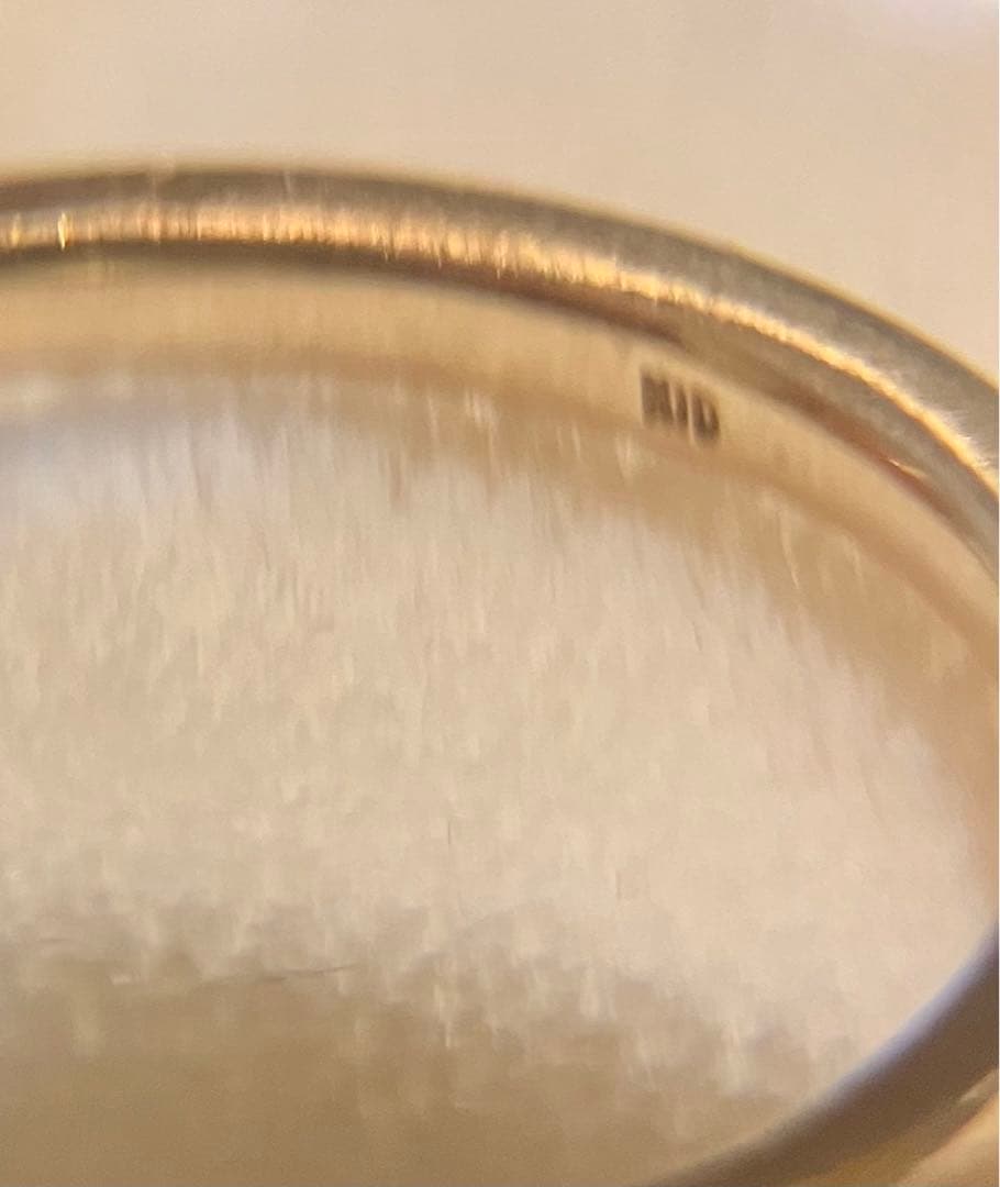 商*子様 agete＊愛らしいK10リング12号です