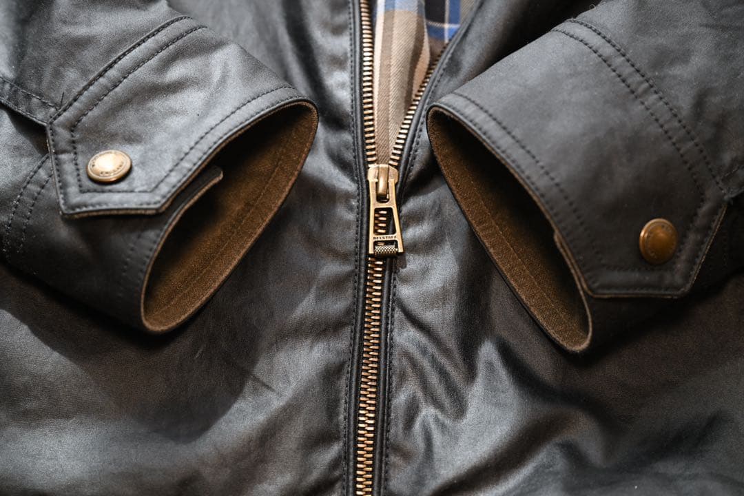 希少ショート丈 BELSTAFF オイルジャケット Mサイズ 春物