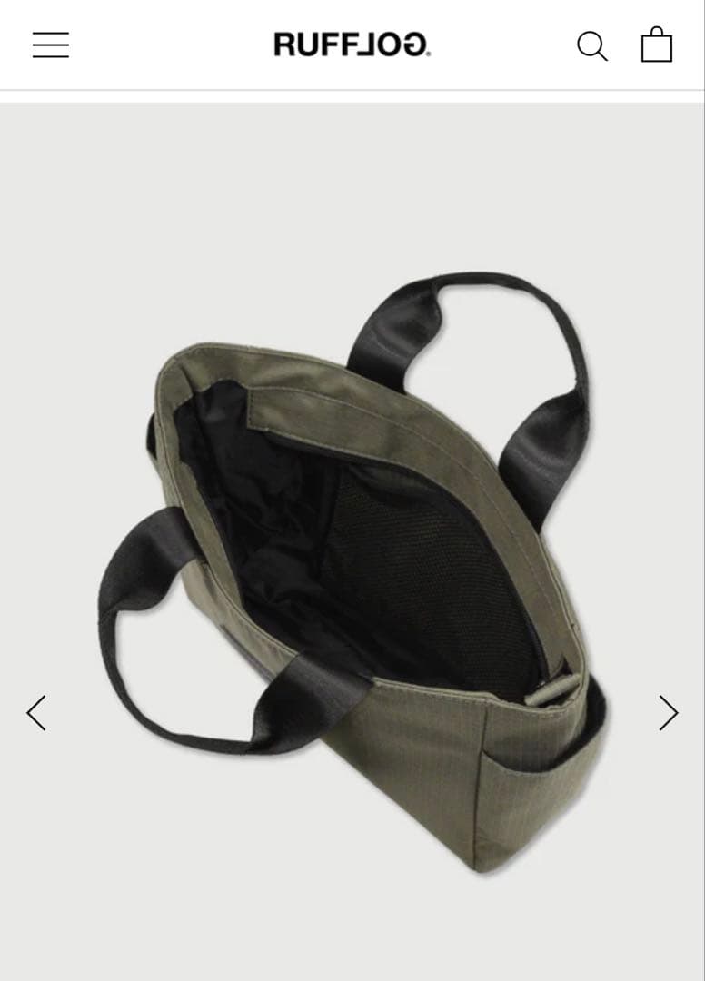 【最終】RUFFLOG ZIPPER CART BAG