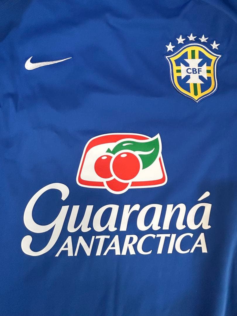 超貴重‼️ブラジル代表•選手実使用品•トレーニングウエア・ブルー