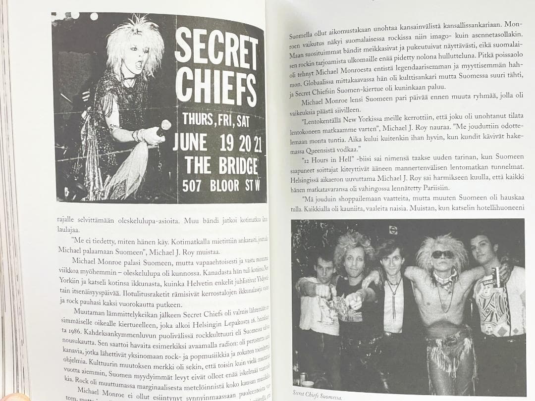 【絶版・美品】マイケル・モンロー自伝『Michael Monroe』