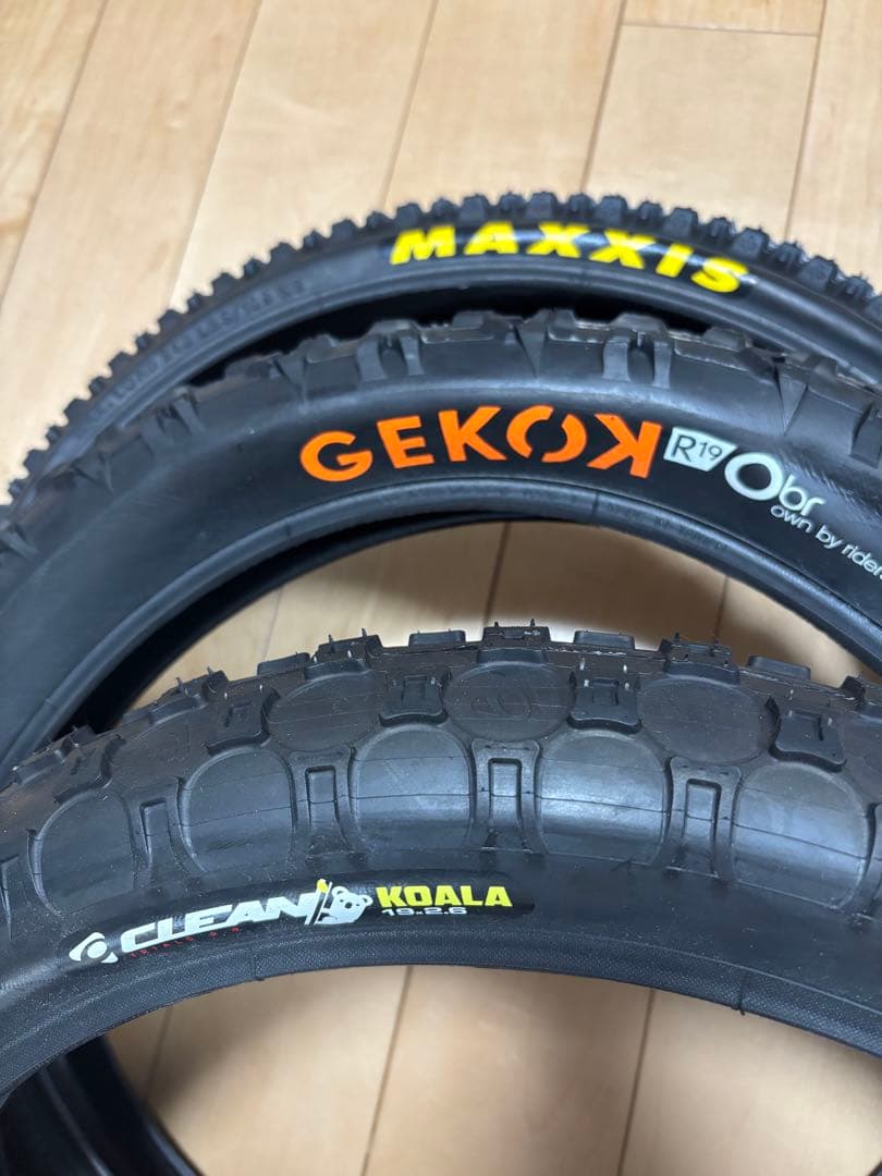 トライアル自転車用タイヤ3本セット