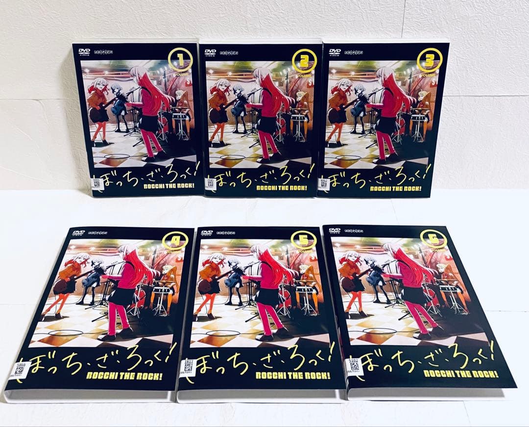 ぼっち・ざ・ろっく！　【全６巻】　レンタル版DVD 全巻セット　　アニメ