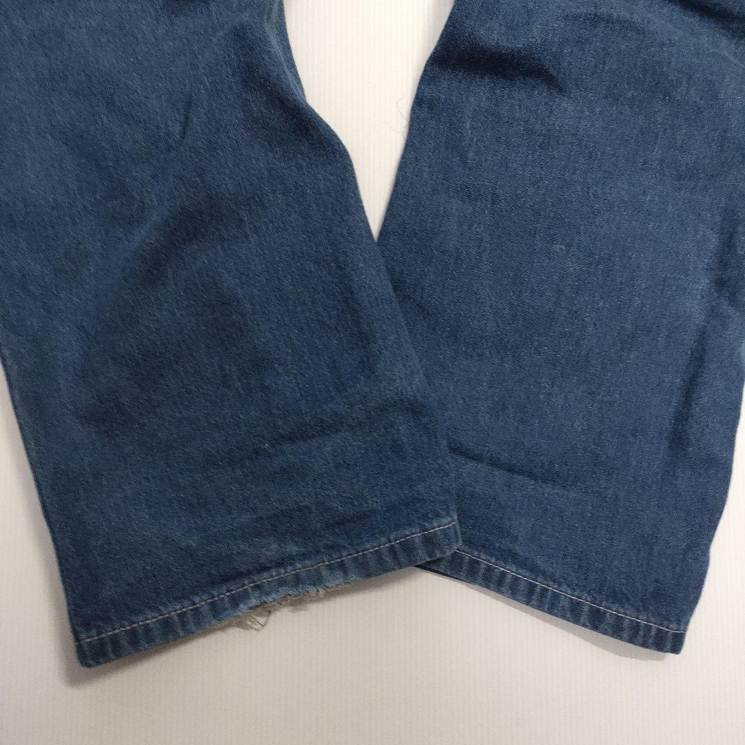 【希少】Carhartt 32x32 ワークデニムパンツメキシコ製ストレッチ濃紺
