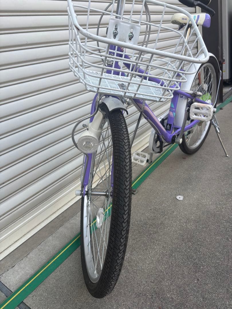【富山県内直接引渡限定】自転車 24型 ヘルメット付