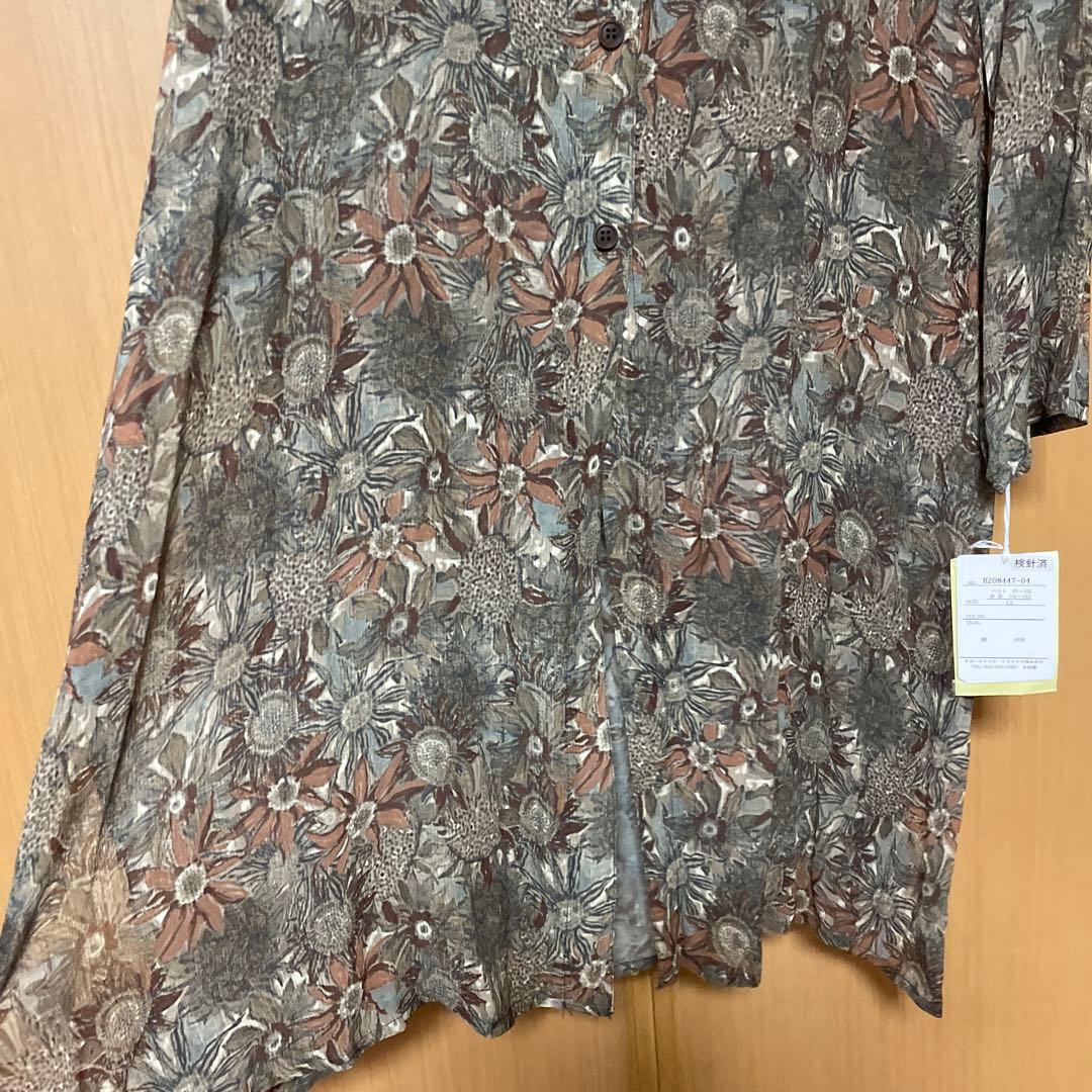 【新品未使用】ナカハネインターナショナルHealthy シルクロングブラウスLL