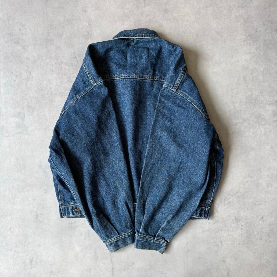 90s LINSON ヴィンテージ デニムジャケット 濃紺 Lサイズ