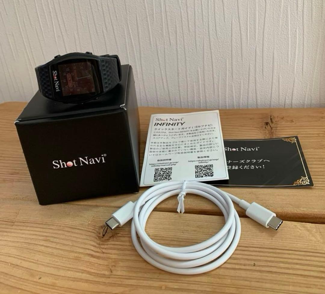 ショットナビ　インフィニティ　ShotNavi ゴルフ　腕時計　GPS ナビ