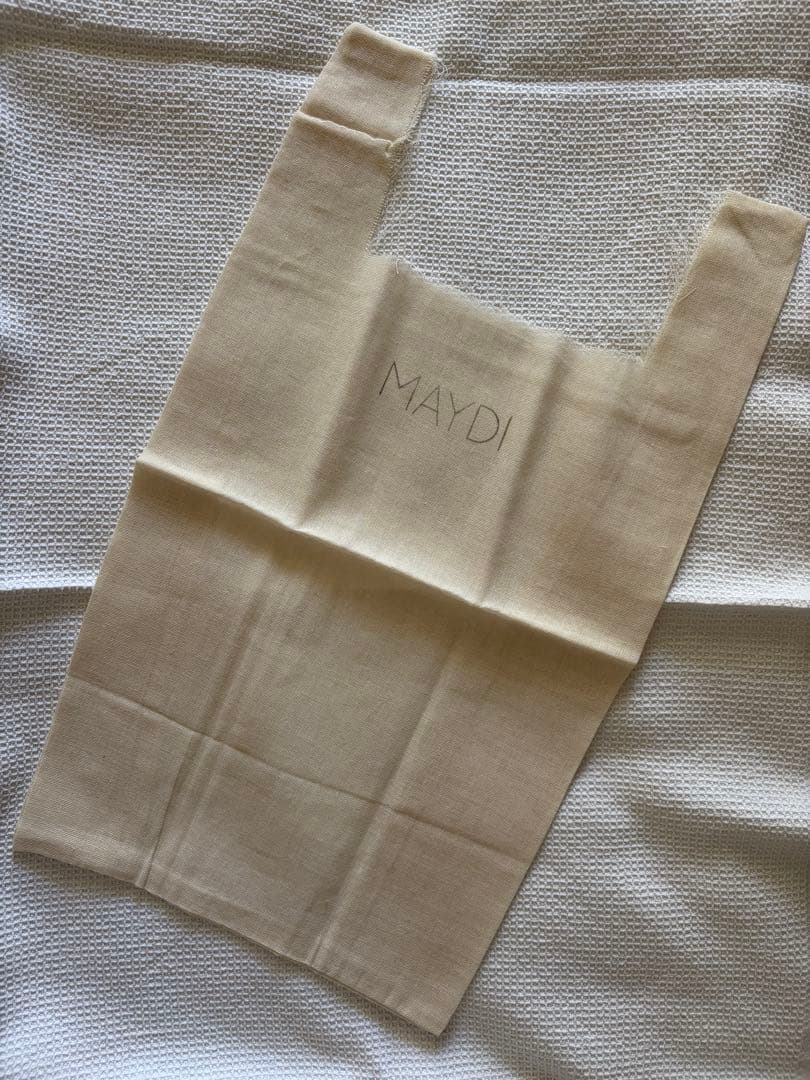 美品★MAYDI /マイディ CROP VEST ハンドニットベスト ブラック