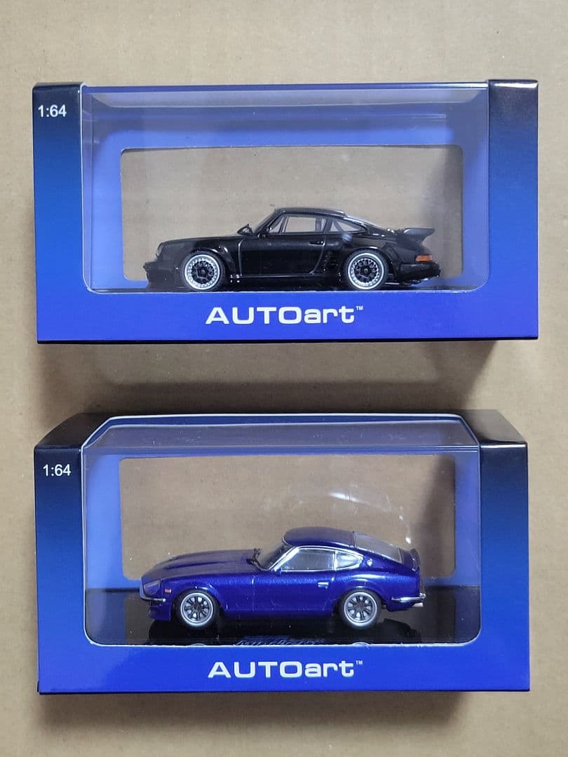 オートアート 湾岸ミッドナイト 1/64　S30 Z　第4巻仕様　ポルシェ911